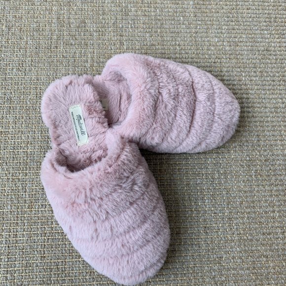 Madewell Faux-Fur Slippers - Picture 2 of 5